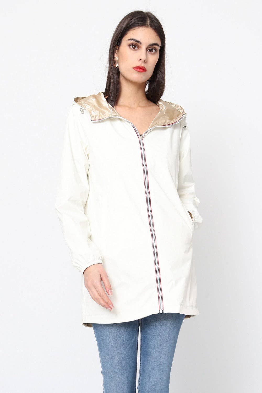 SOFTY - Wholesale Windbreaker - Women's - Reversible waterproof windbreaker - S381135