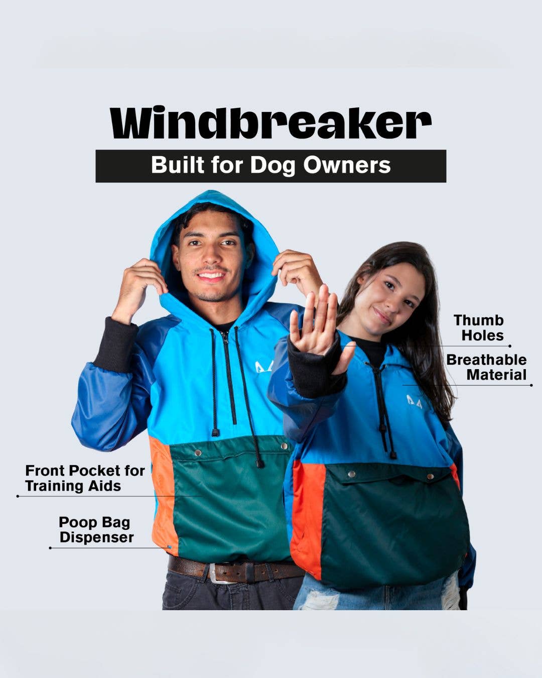 AkraCreations - Wholesale Windbreaker - Unisex - Dog Training Windbreaker – Functional, Lightweight & Built for Training1