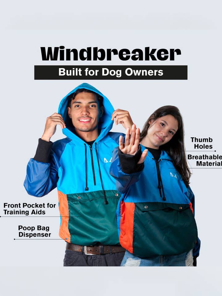AkraCreations - Wholesale Windbreaker - Unisex - Dog Training Windbreaker – Functional, Lightweight & Built for Training1