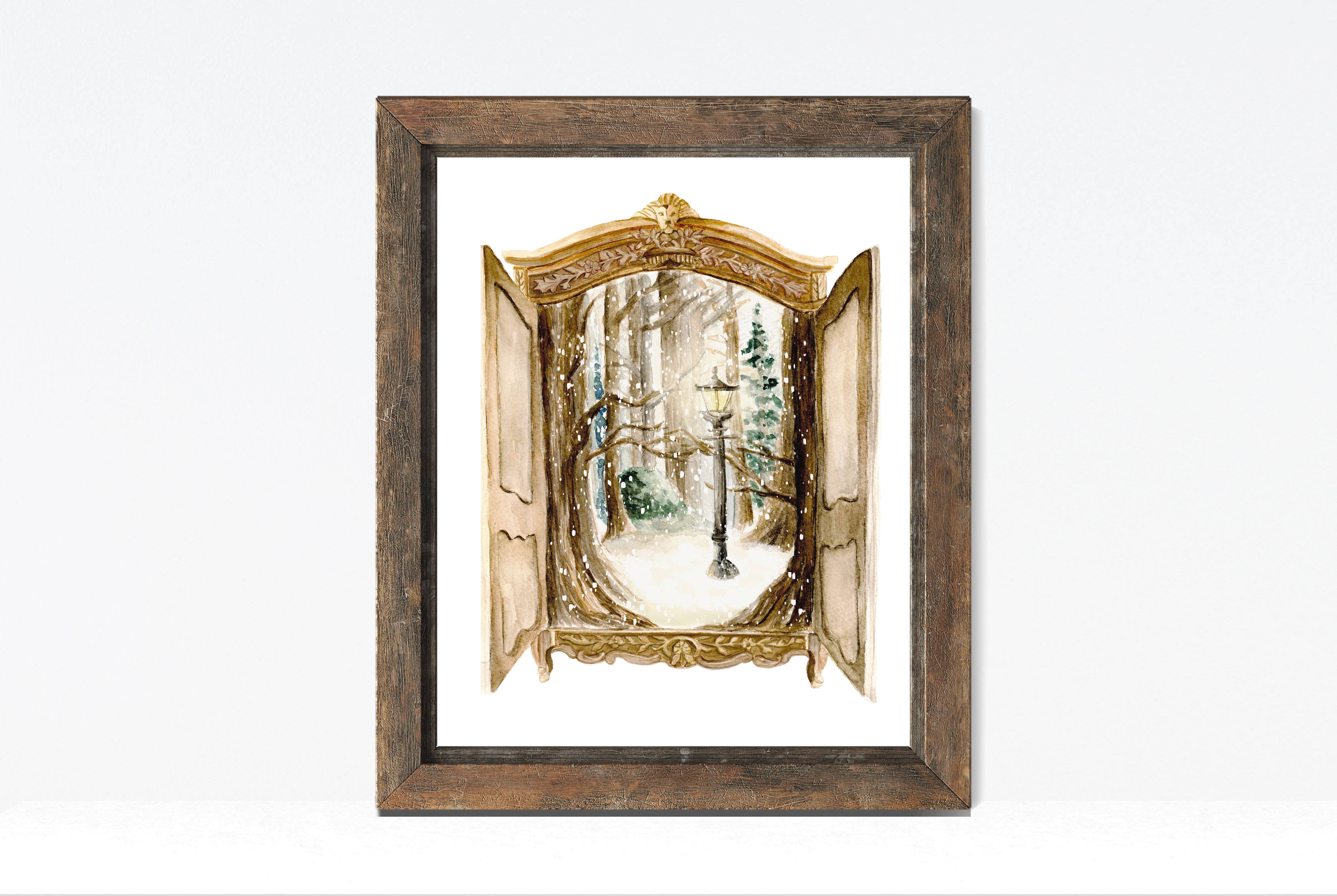 Fox and Wild - Vente Affiche d'art - Imprimé magique pour garde-robe1