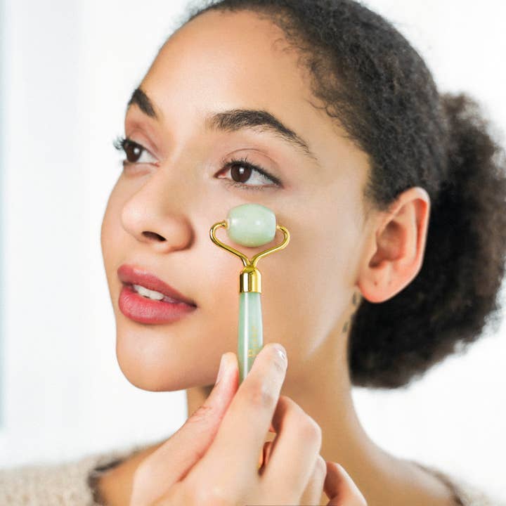 Scilla Rose - Wholesale Face/Beauty Roller - Jade Face Roller - Beautifying Facial Massage Tool