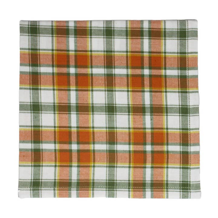 Home Collections by Raghu - Wholesale Dinner & cloth napkin - Fall Harvest Plaid Napkin