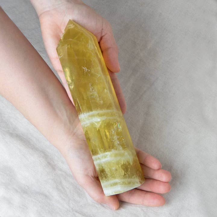 Genuine Citrine Obelisk - Large - AAA Premium Quality for wholesale by Tiny Rituals