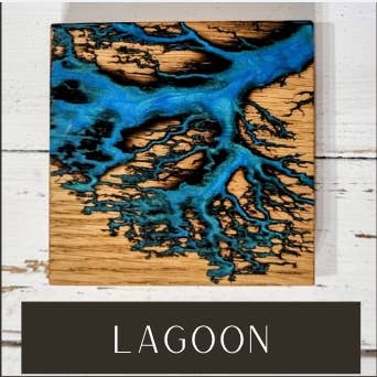 Wildflower Designs - Wholesale Cheese board - Handmade Lichtenberg Oak Epoxy Resin Cheese and Wine Set4