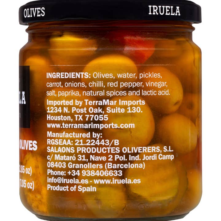 TerraMar Imports - Wholesale Olives - Gazpacha Olives - 370 g2