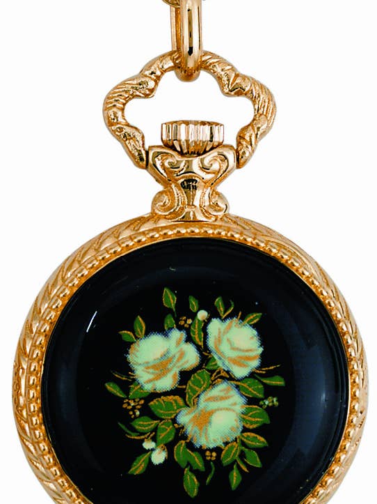 Renaissance Rose Enamel Ladies Watch for wholesale by Andre Mouche