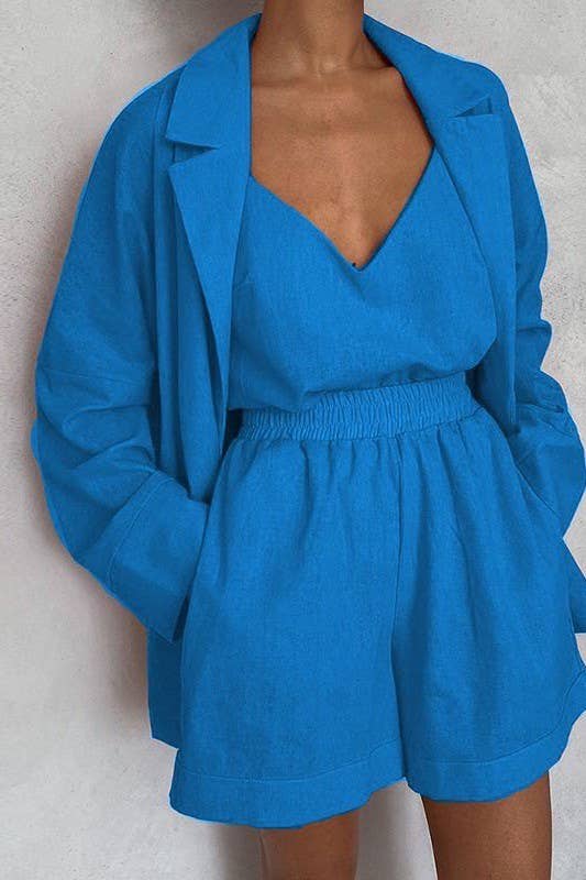 Miss Sparkling – wholesale Set med topp och shorts – Dam – Set med tre delar från Miss Sparkling1