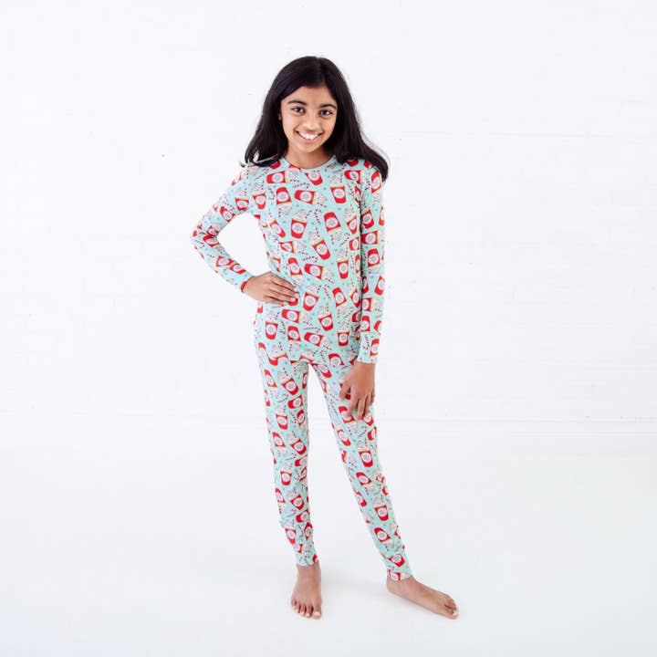 Dreamiere - Wholesale Sleepwear Set - Kids - A Cup Of Cheer Two Piece Pajamas Set2
