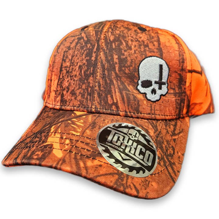 Toxico Orange Camo Hat for wholesale by Toxico