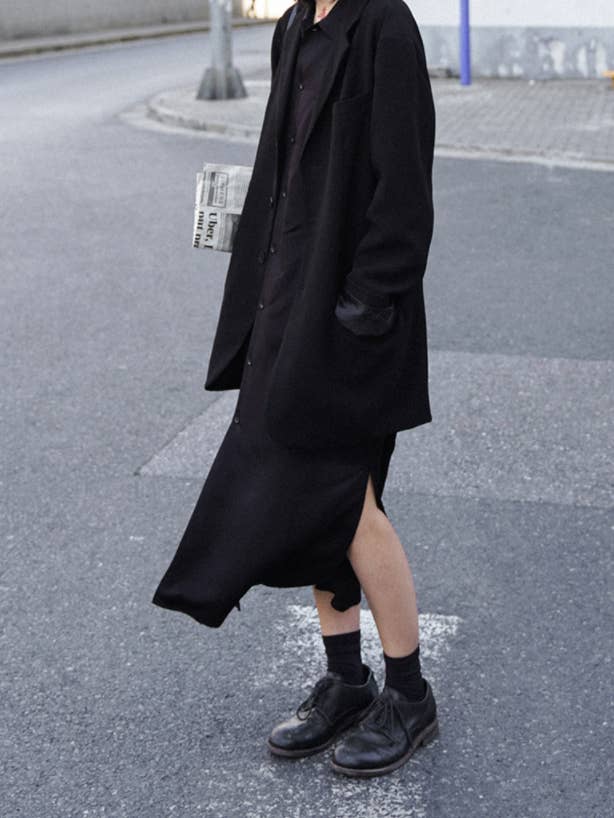 Boyfriend Oversize Black Blazer for wholesale by Careless Label