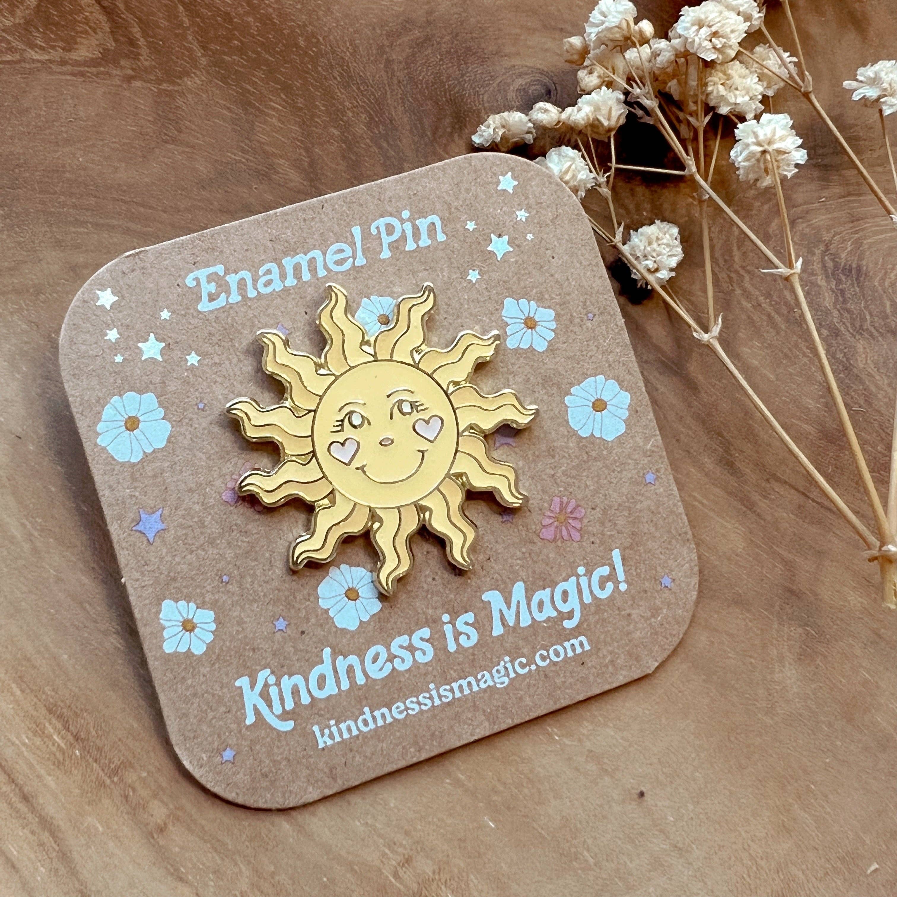 Kindness is Magic – Engroshandel Reversnål/knap – Sun Emalje pin2