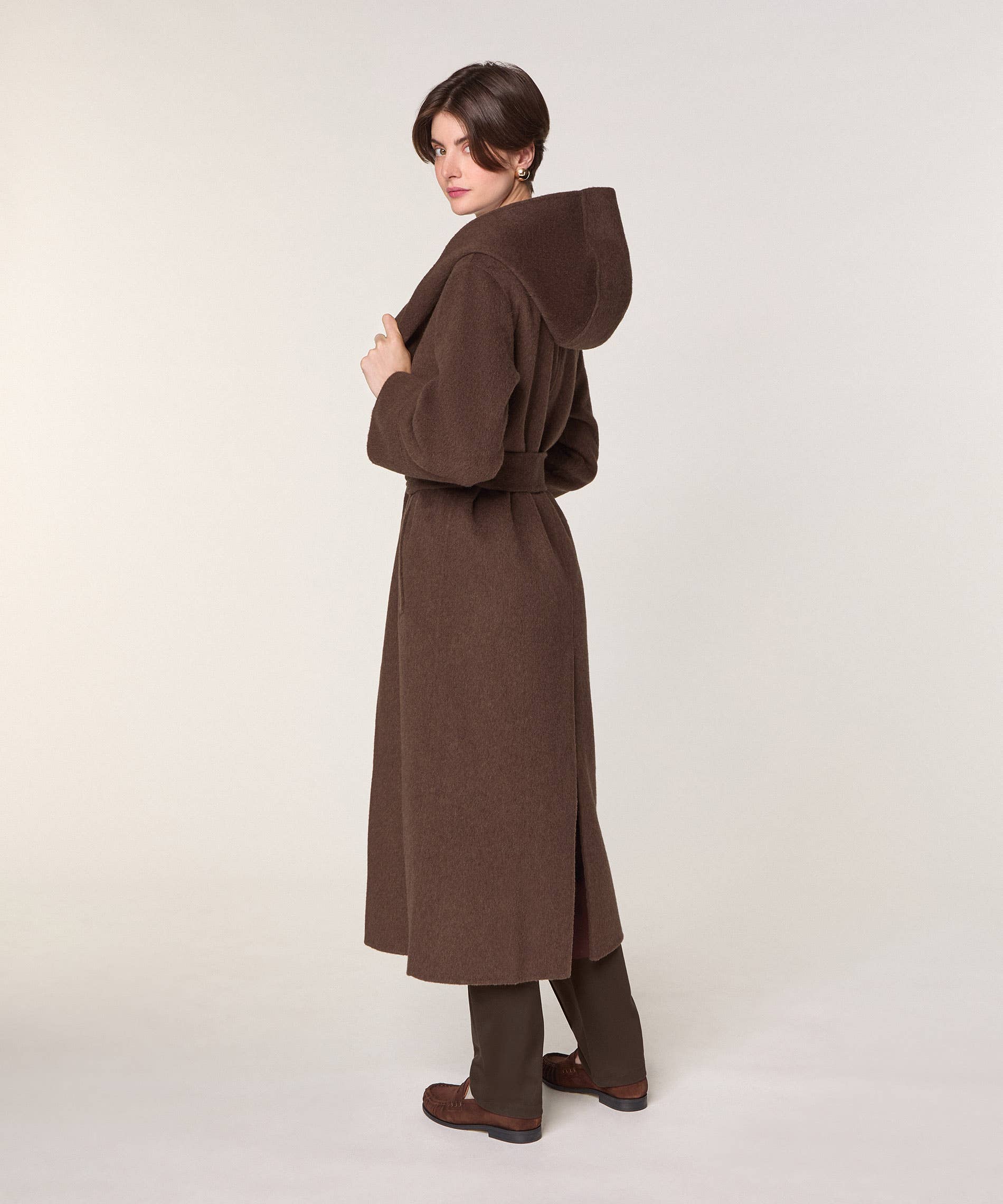 Rodier - Vendita all'ingrosso Cappotto - Donna - Cappotto con cappuccio in lana2