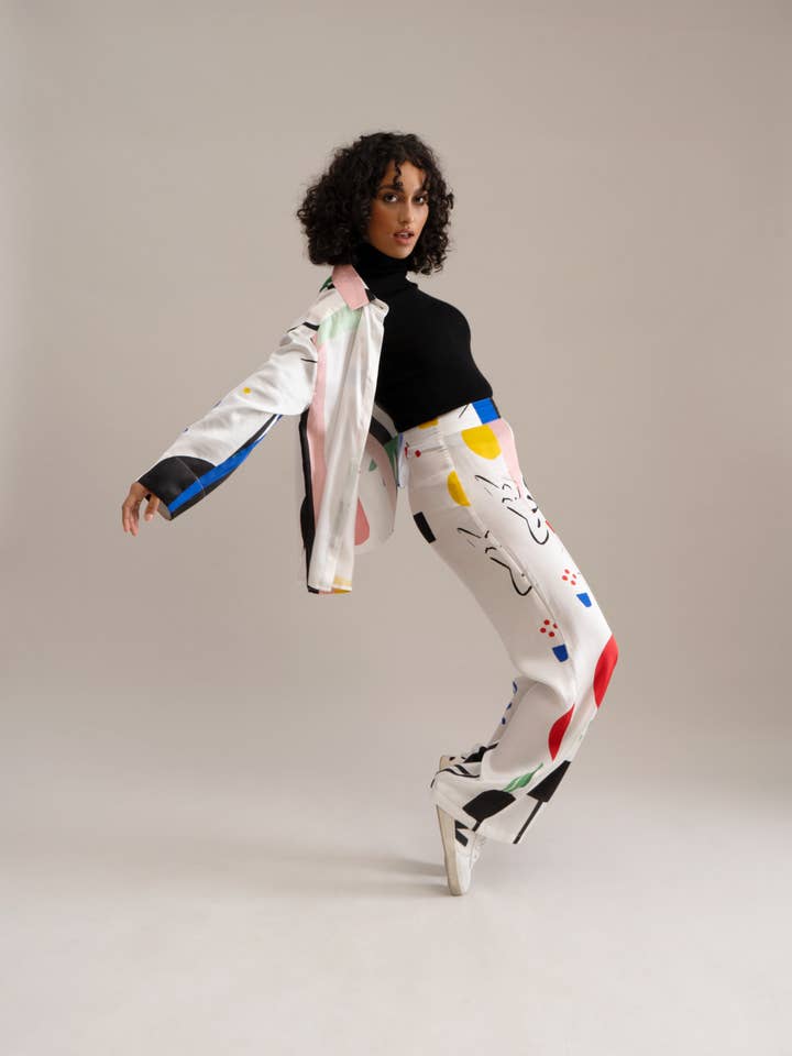 IKA Paris - Wholesale Pants - Women's - Naiades White Trousers1