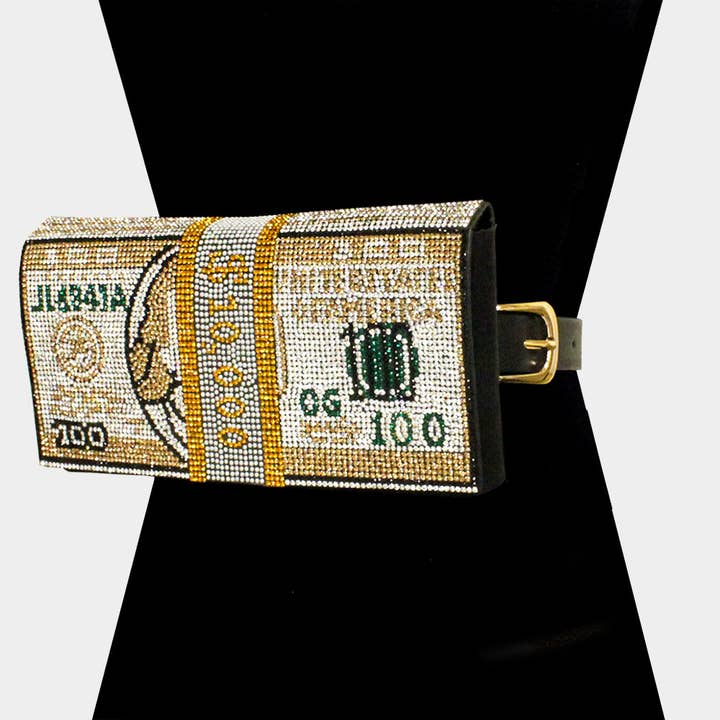 Sensibling Corp. - Wholesale Belt Bag - Women's - Bling Rhinestone Fanny Pack / Belt / Clutch Bag