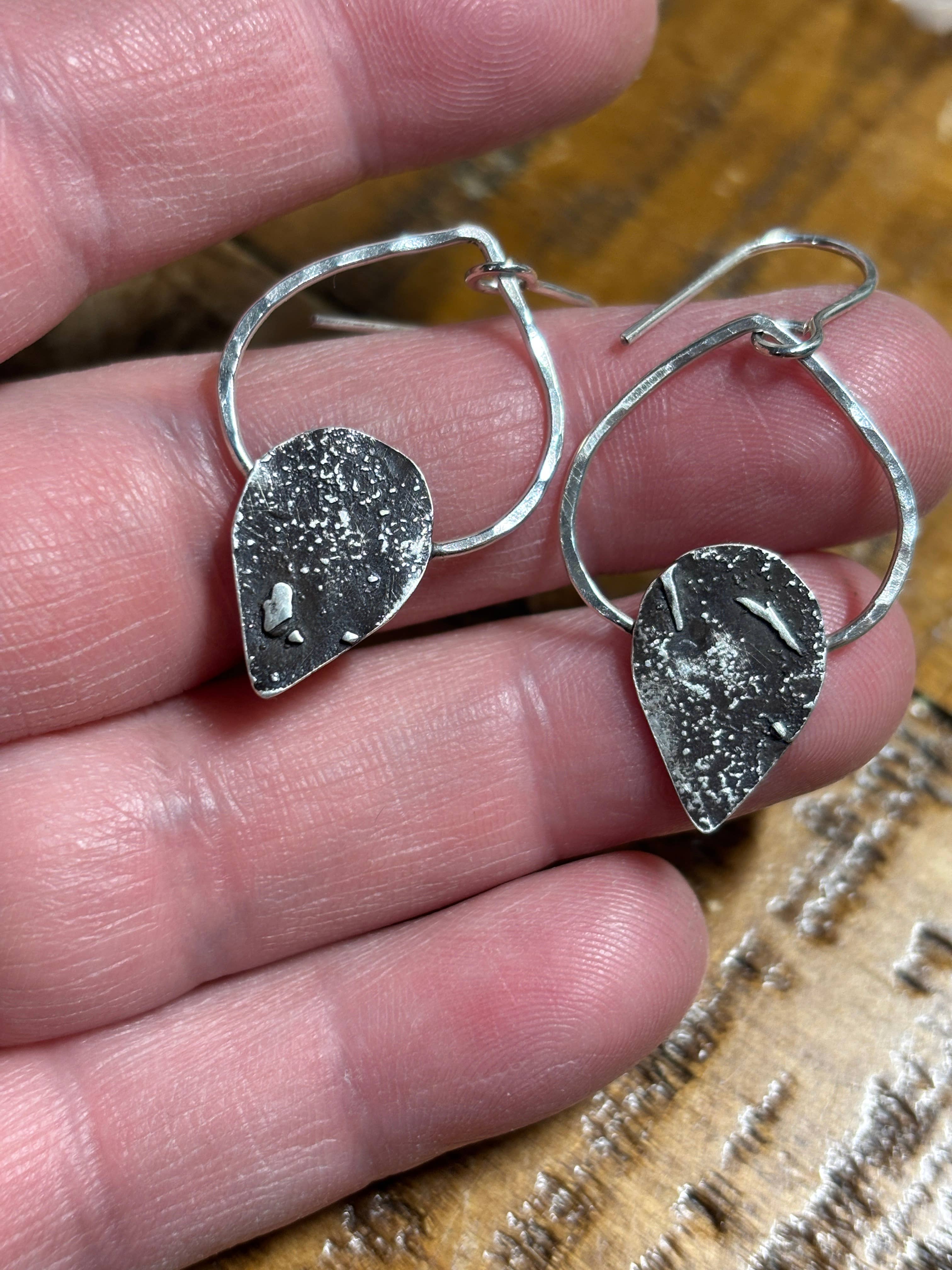 Rachel Renee Jewelry - Wholesale Dangle Earrings - LILITH Reticulated Lotus Teardrop Earrings3