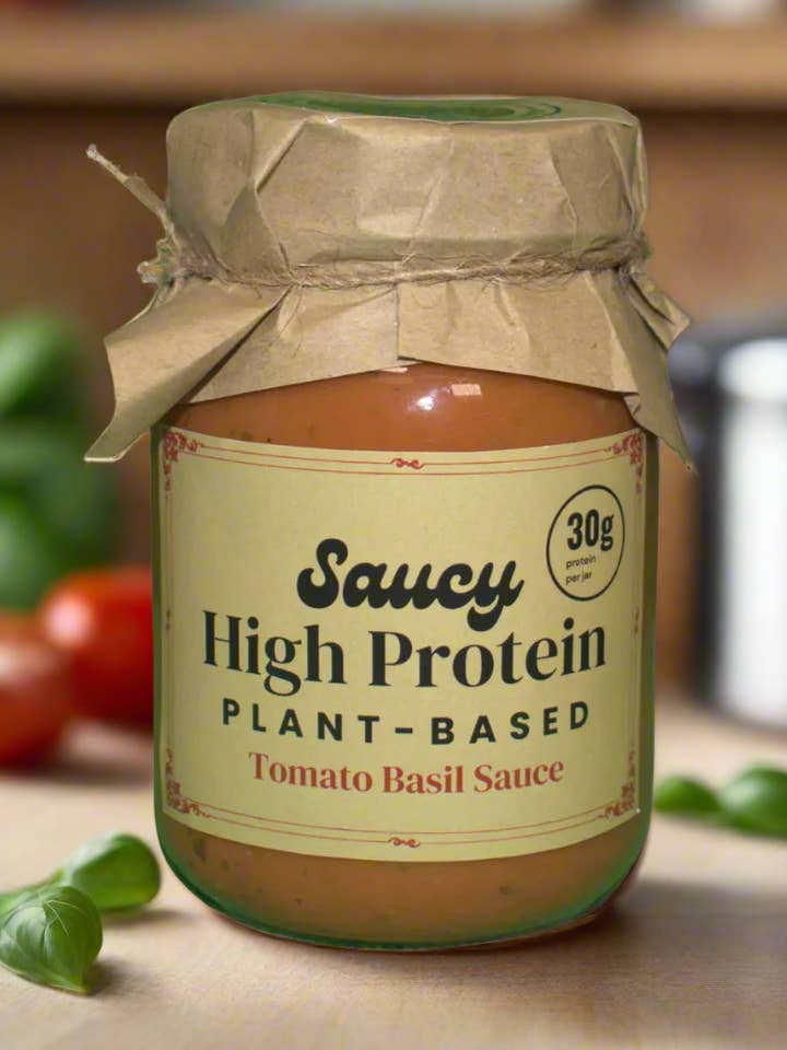 Saucy High Protein Tomato Basil Sauce for wholesale by Saucy Protein