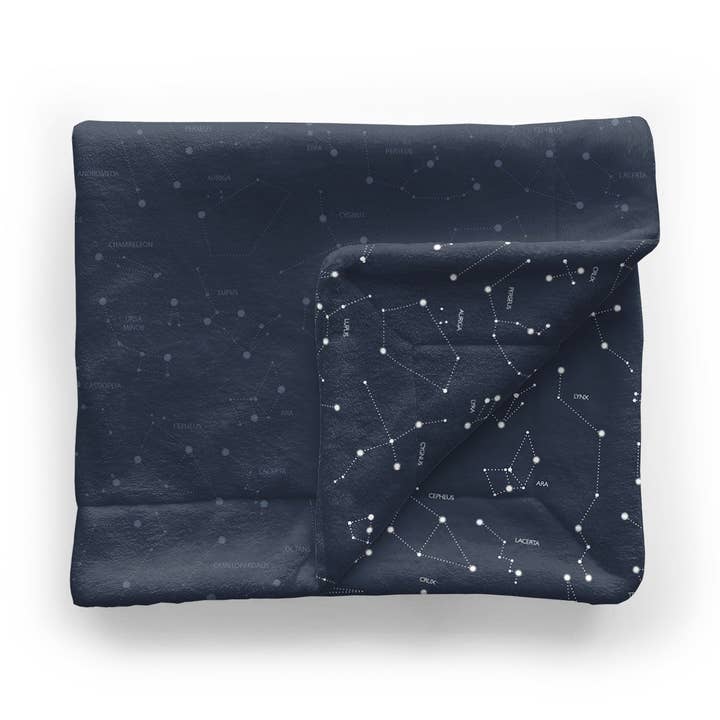 Couverture Minky pour enfants | Constellations captivantes pour la vente par Audrey & Bear