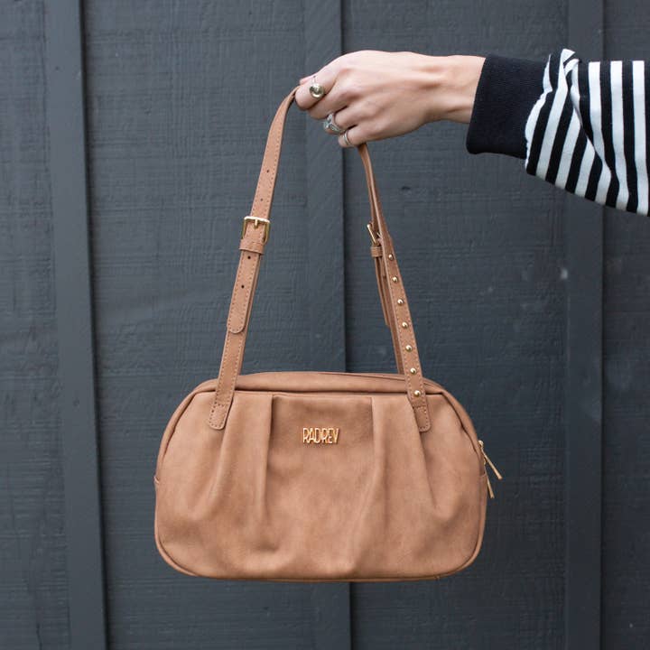 Tailor Shoulder Bag in Oak for wholesale by Rad Revolution