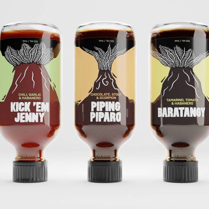 Hungry Volcano - Wholesale Hot Sauce - Kick 'Em Jenny Hot Sauce