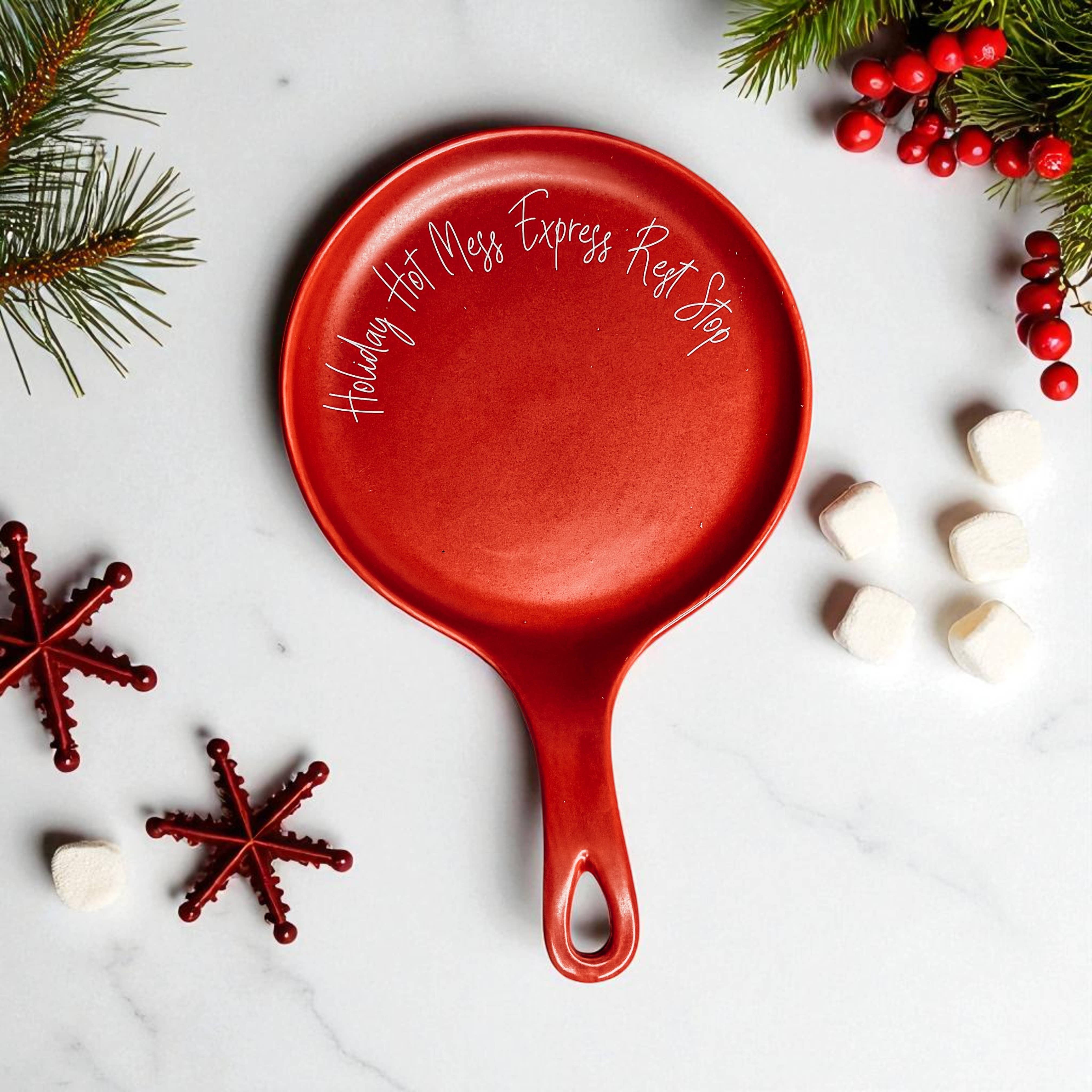 Gia Roma - Wholesale Spoon Rest - Kitchen Christmas 2025 Gifts for cooking or Baking, Ceramic 17