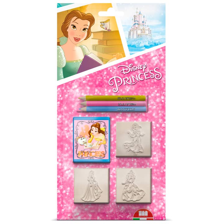 Mastoys, S.L. - Wholesale Sticker - Kids & Baby - Blister with 3 Disney Princess Stamps - 3660