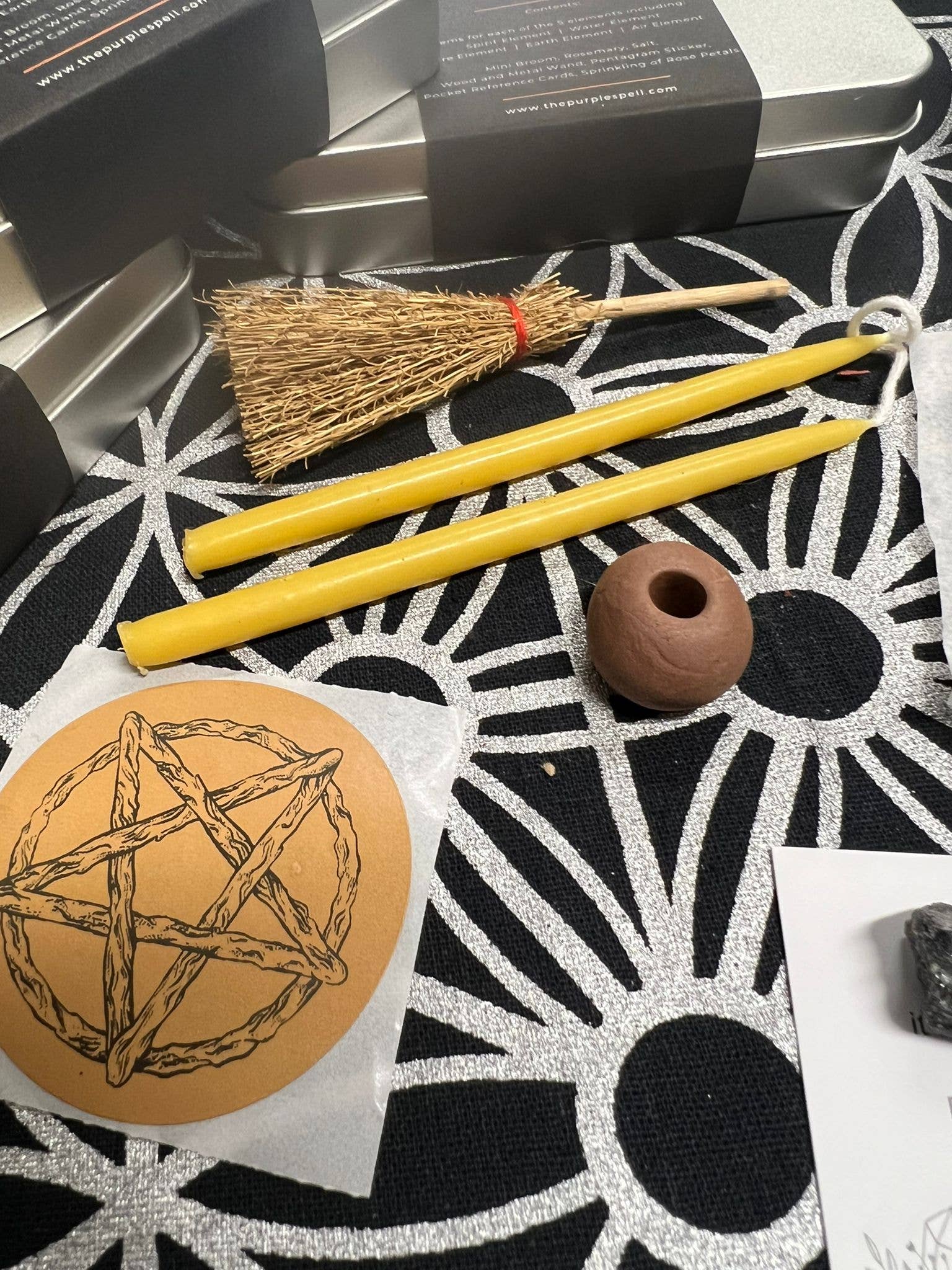 The Purple Spell – wholesale Craft supplies – Witch Travel Altar Kit - Spell Kit for Spells and Ritual2