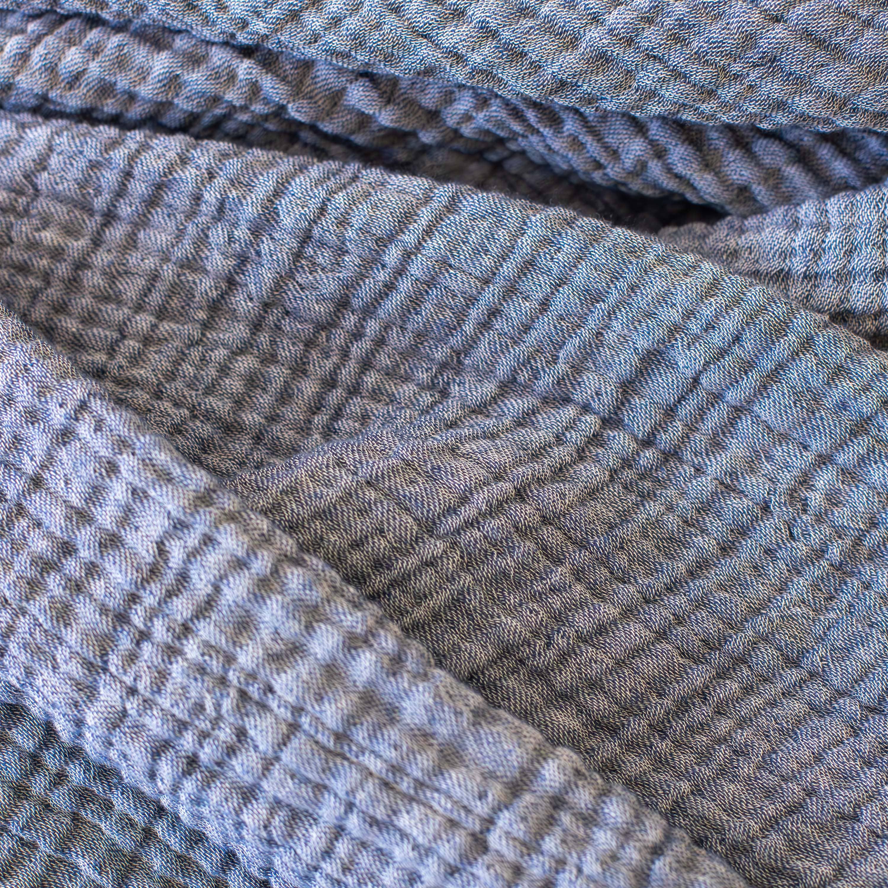 Vivamaison - Vente Plaids - Couvre-lit en mousseline frangé 100 % coton doux, 4 couches premium53