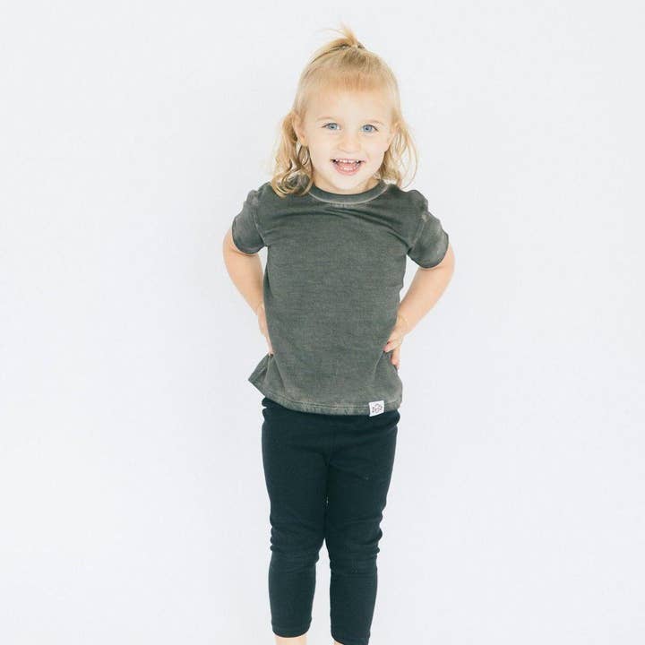 Coconut Pops - Wholesale T-Shirt - Kids - The Walker in Slate (Cold Wash)1