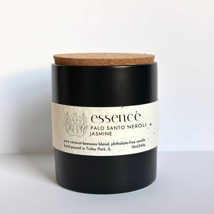Sprig & Flame - Wholesale Jar/Filled Candle - ESSENCE | Pure Coconut Beeswax Hand-Poured Wood Wick Candle4