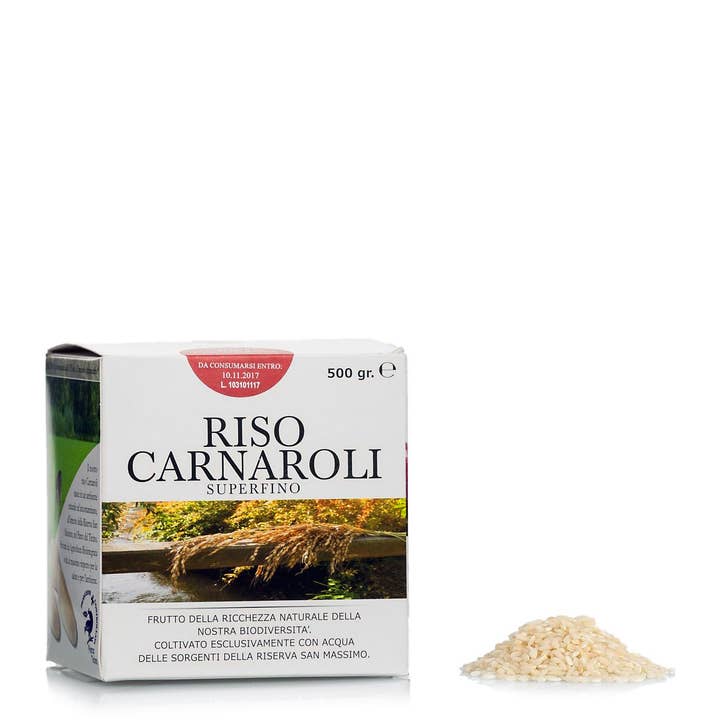 Riserva San Massimo Ultra Premium Carnaroli Superfino Rice for wholesale by Sweet Imports LLC