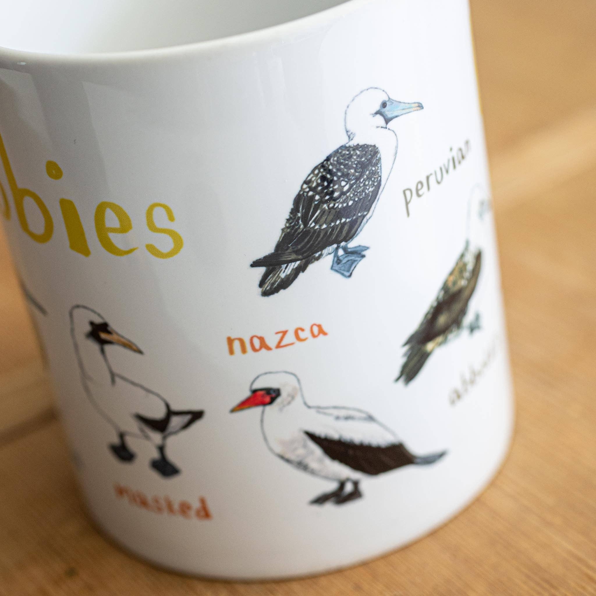 Sarah Edmonds Illustration - Vendita all'ingrosso Tazza - Tazza in ceramica Boobies Bird Pun6