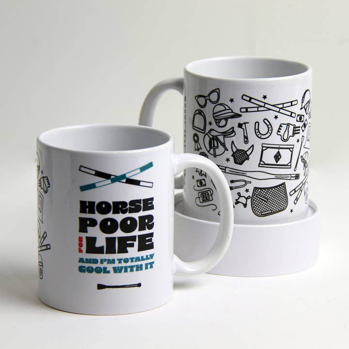 Hunt Seat Paper Co. - Wholesale Coffee Mug - Horse Poor Coffee Mug