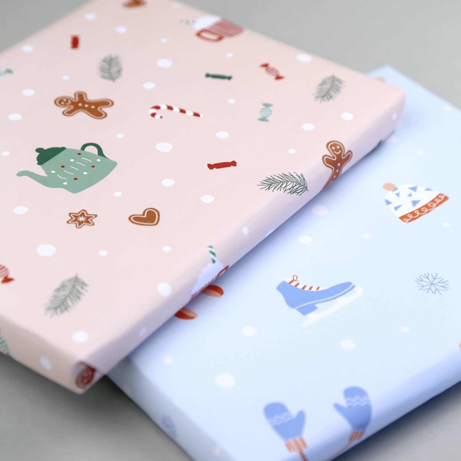Kunst an Papier - Wholesale Flat Wrap - Olaf gingerbread wrapping paper5