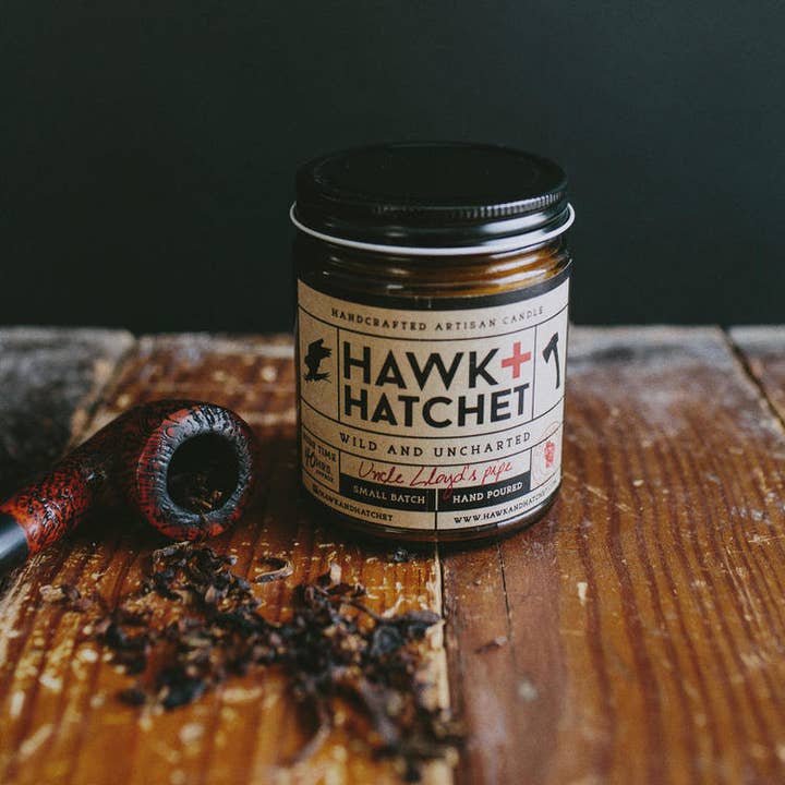 REMOVED BRAND - Wholesale Jar/Filled Candle - “Uncle Lloyd’s” Pipe Candle