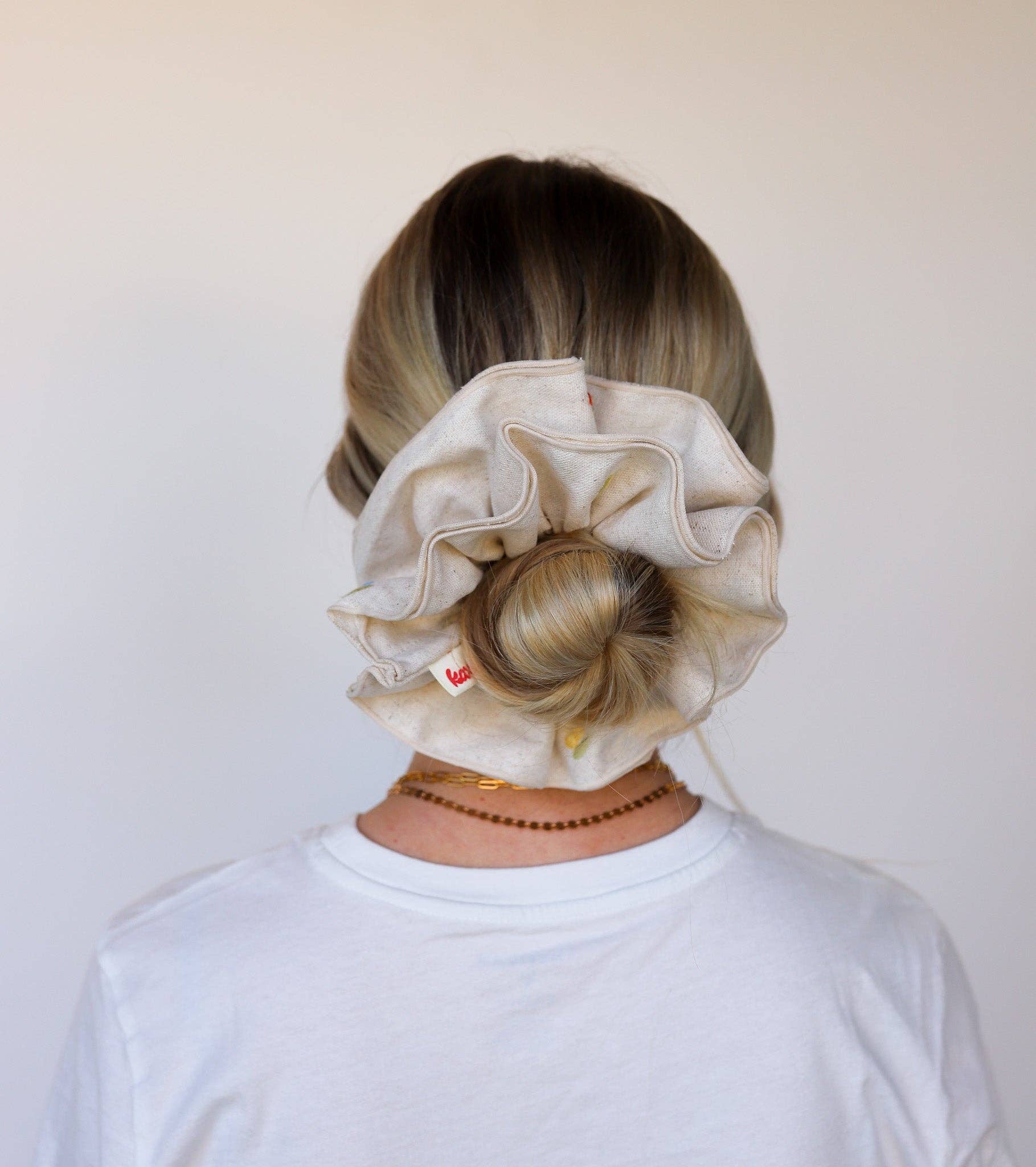 KAXI - Wholesale Scrunchie - Women's - CREAM FARMERS MARKET CORSET SCRUNCHIE18