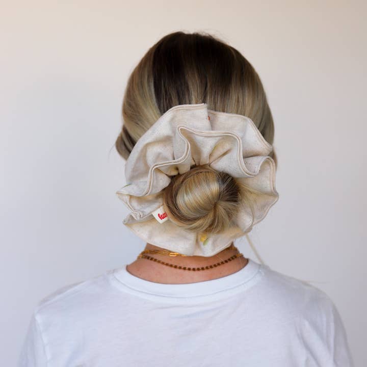 KAXI - Wholesale Scrunchie - Women's - CREAM FARMERS MARKET CORSET SCRUNCHIE18