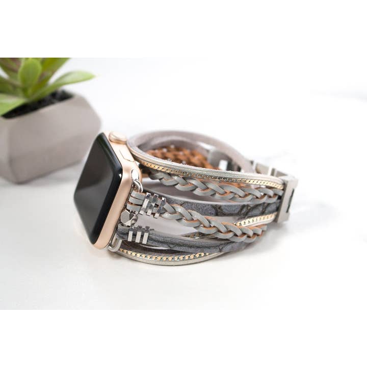 Hipster Row - Wholesale Watch Band/Strap - Women's - Sloane Leather Apple Watch Band