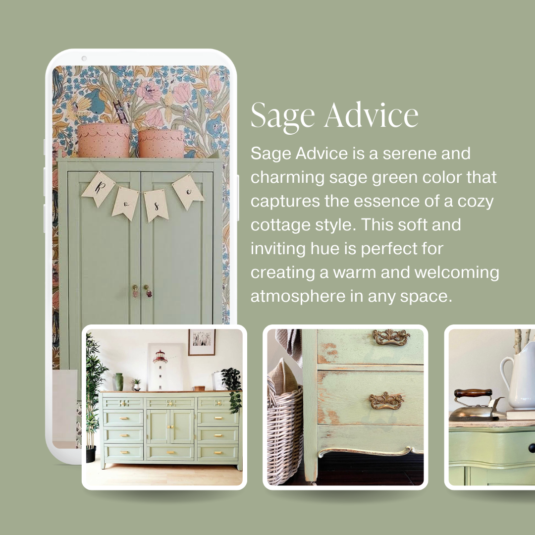 Country Chic Paint - Wholesale Furniture Wax/Paint - Sage Advice - Chalk Style Paint for Furniture & Home Decor4