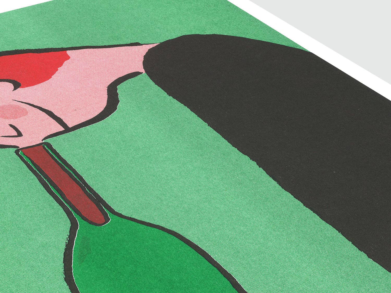 KIBLIND Atelier - Vente Poster - Affiche A3 - Jean Jullien - Bouteille2