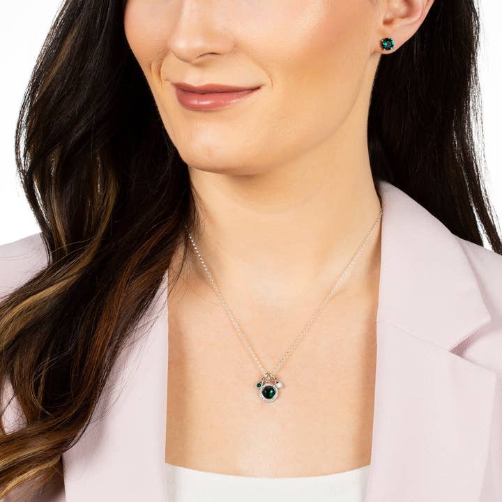 Birthstone Crystal Stud Earrings for wholesale by Hillberg & Berk