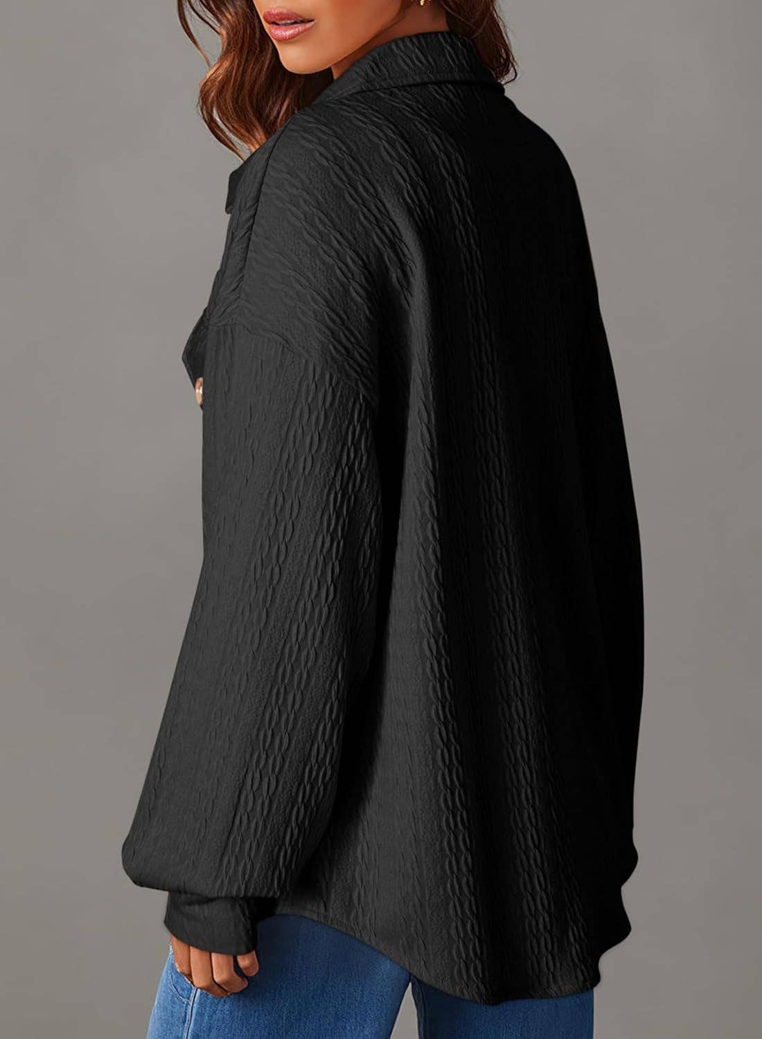 Lily Clothing - Wholesale Button Down Shirt - Women's - EVERYTHING GOES WITH A LAPEL SHIRT TOP8