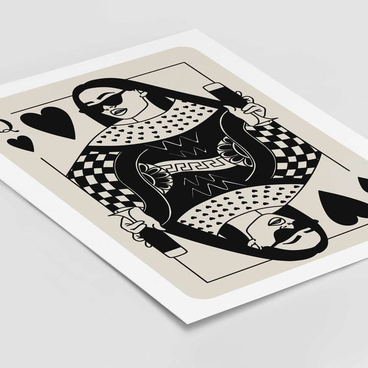 D'LUXE PRINTS - Wholesale Gallery Wall Set - King and Queen Of Hearts Prints Set8