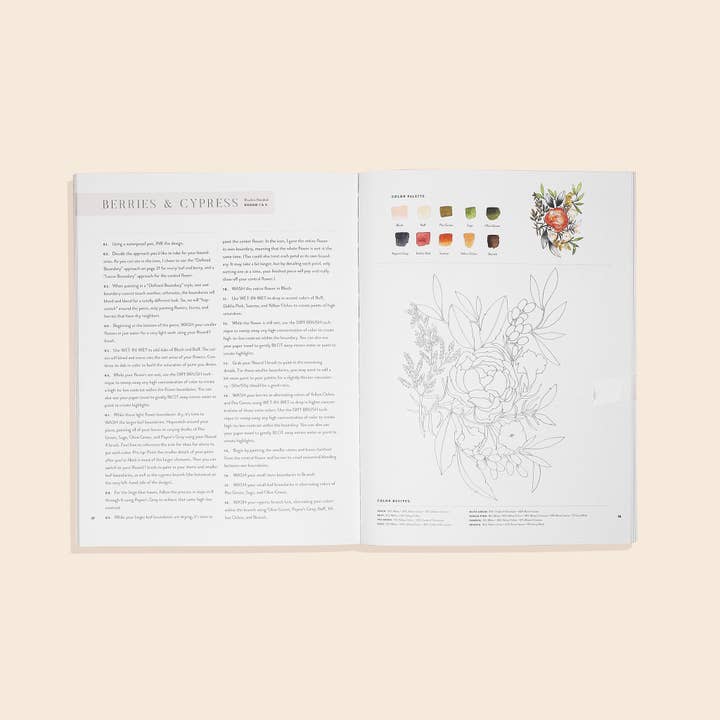 Paige Tate & Co. - Wholesale Book - Adult - Watercolor Workbook