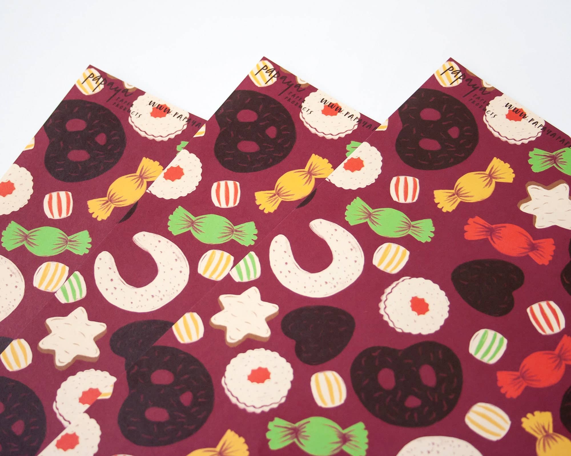 Papaya Paper Products - Vendita all'ingrosso Carta da regalo in fogli - Carta da regalo per dolci e biscotti2