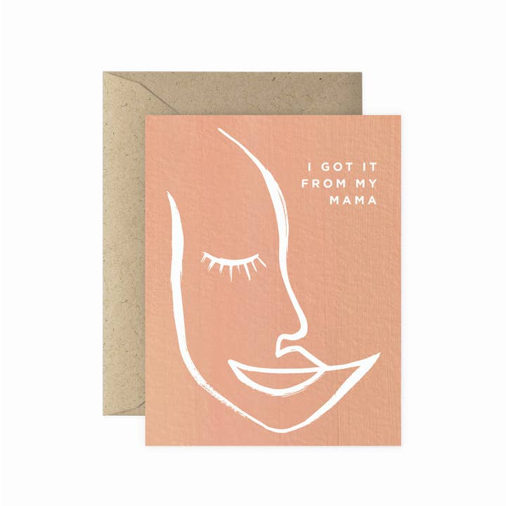 From My Mama Greeting Card | Mother's Day for wholesale by Paper Anchor Co.