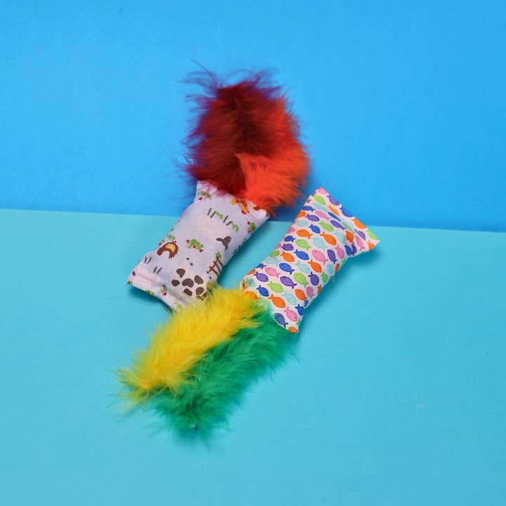 Meow Avenue - Wholesale Pet Toy - Cat - Feather Kicker Duos2