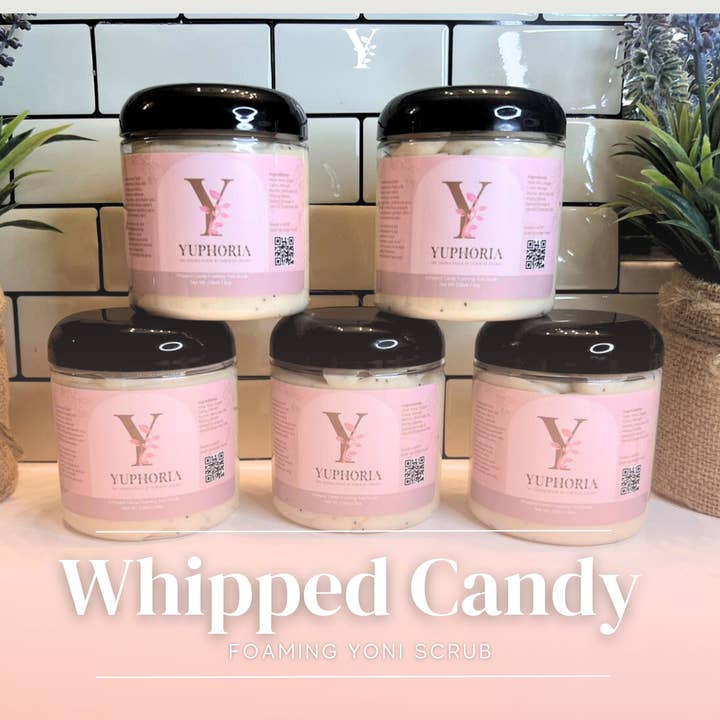 Whipped Candy Foaming Yoni Scrub for wholesale by Yuphoria
