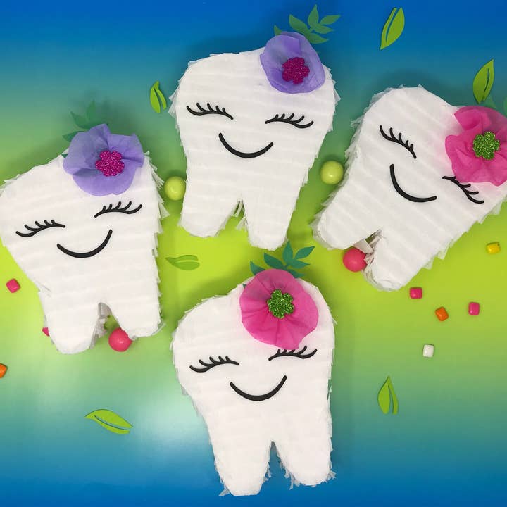 My Soiree Designs - Wholesale Party Favor - Personalized Mini Tooth Piñata for Dentists & Hygienists8