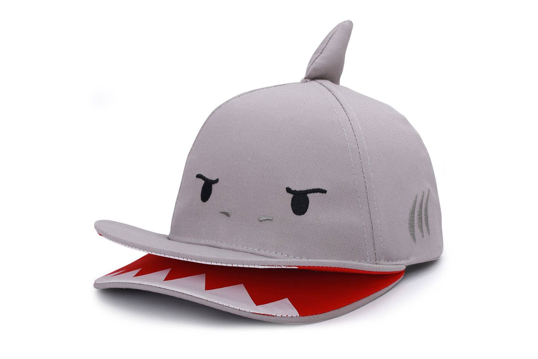 FlapJackKids - Wholesale Baseball Cap - Kids - Kids UPF50+ 3D Cap - Shark2