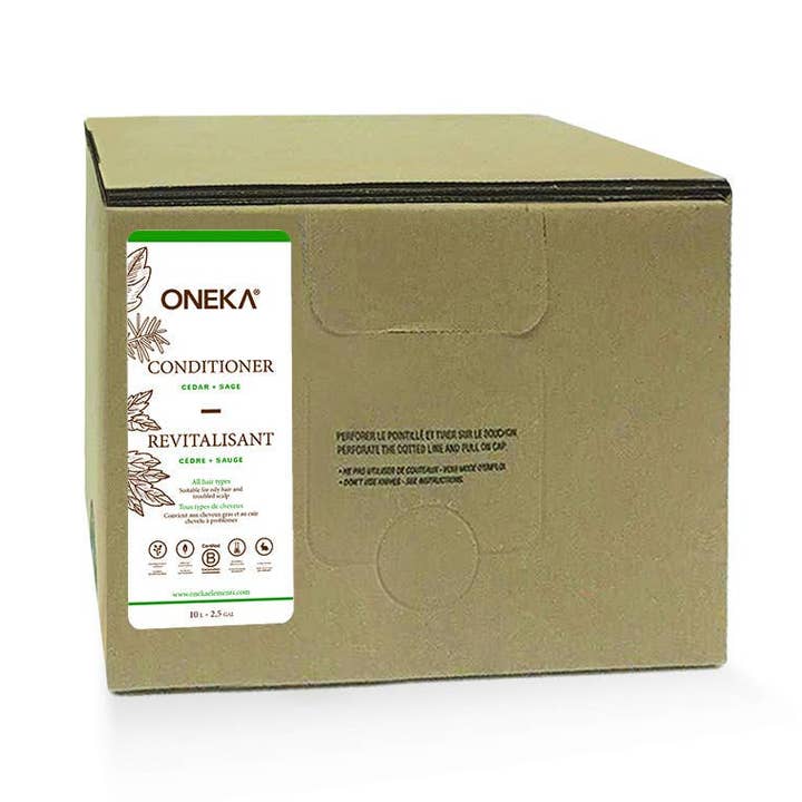 Oneka Canada - Wholesale Hair conditioner - 2.5 Gal Oneka Cedar and Sage Conditioner0